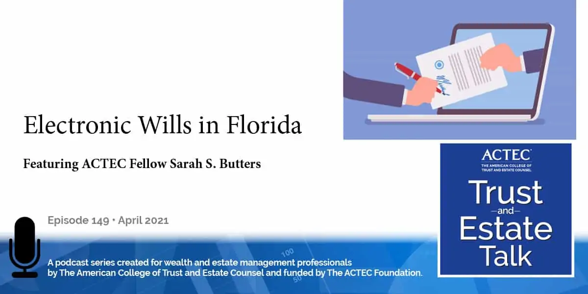 Electronic Wills in Florida