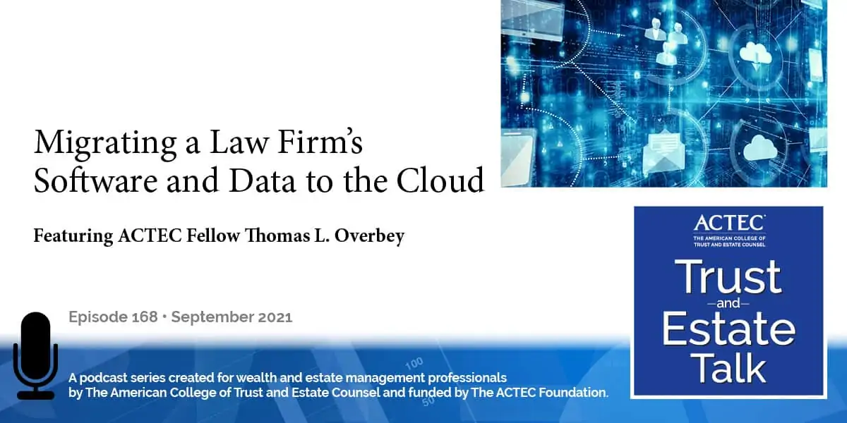 Migrating a Law Firm’s Software and Data to the Cloud | Cloud Computing