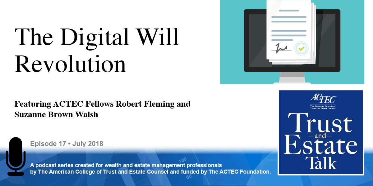 The Digital Will Revolution | e-will | electronic will