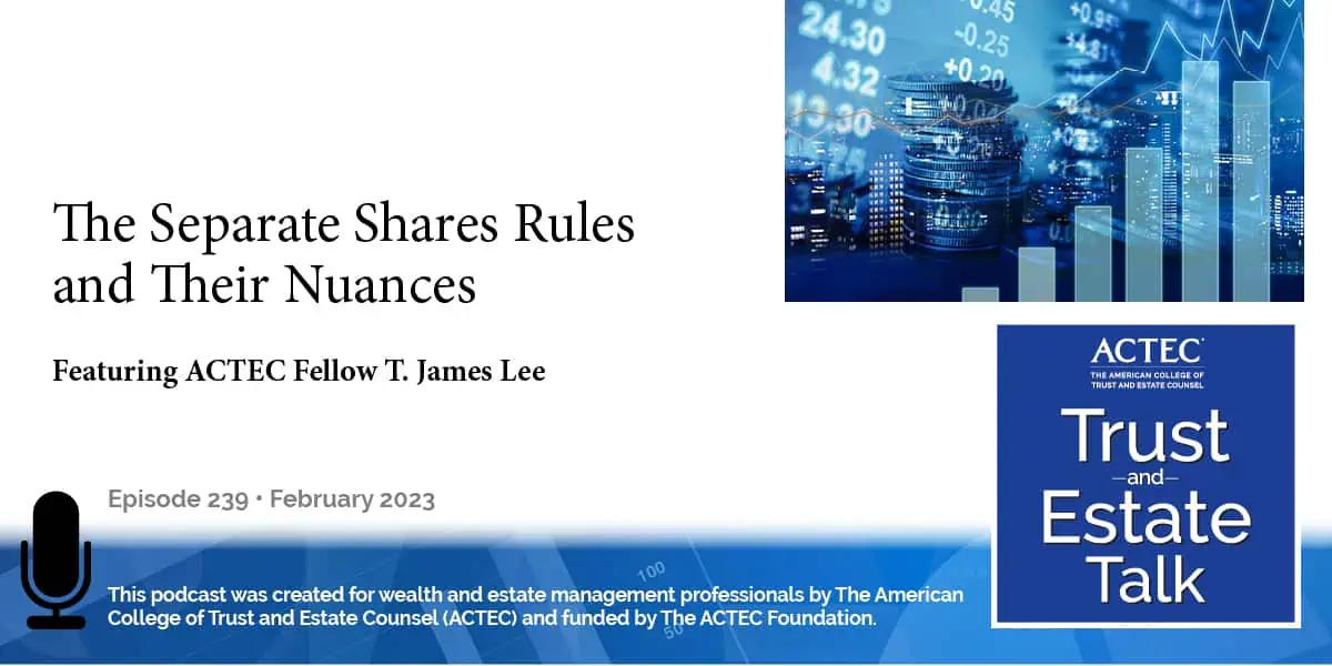 The Separate Shares Rules and Their Nuances