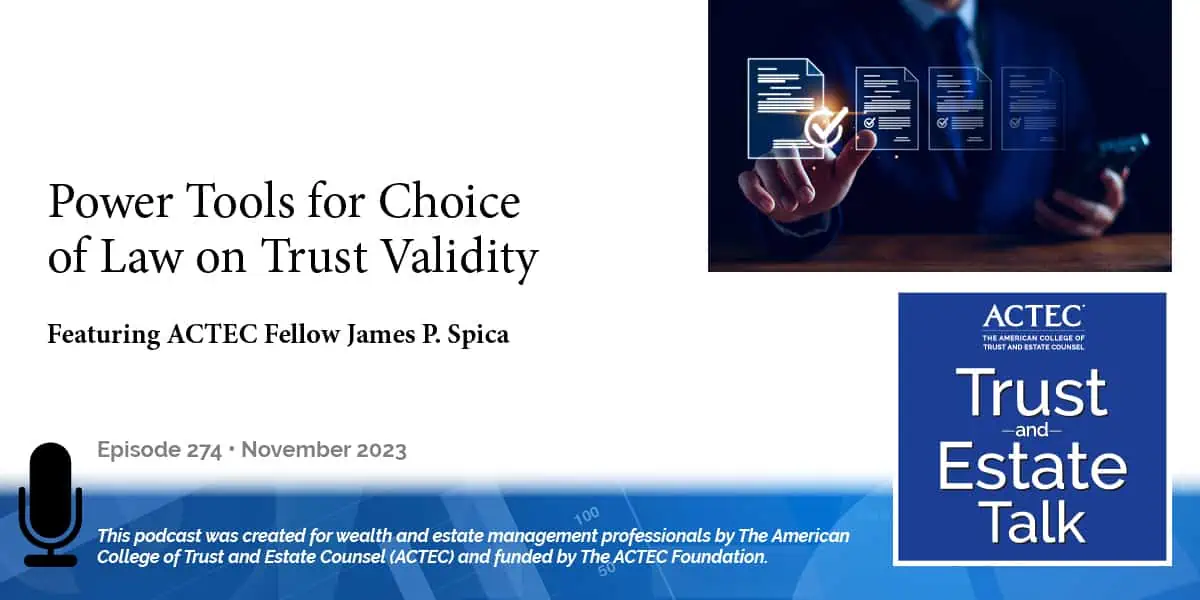 Power Tools for Choice of Law on Trust Validity