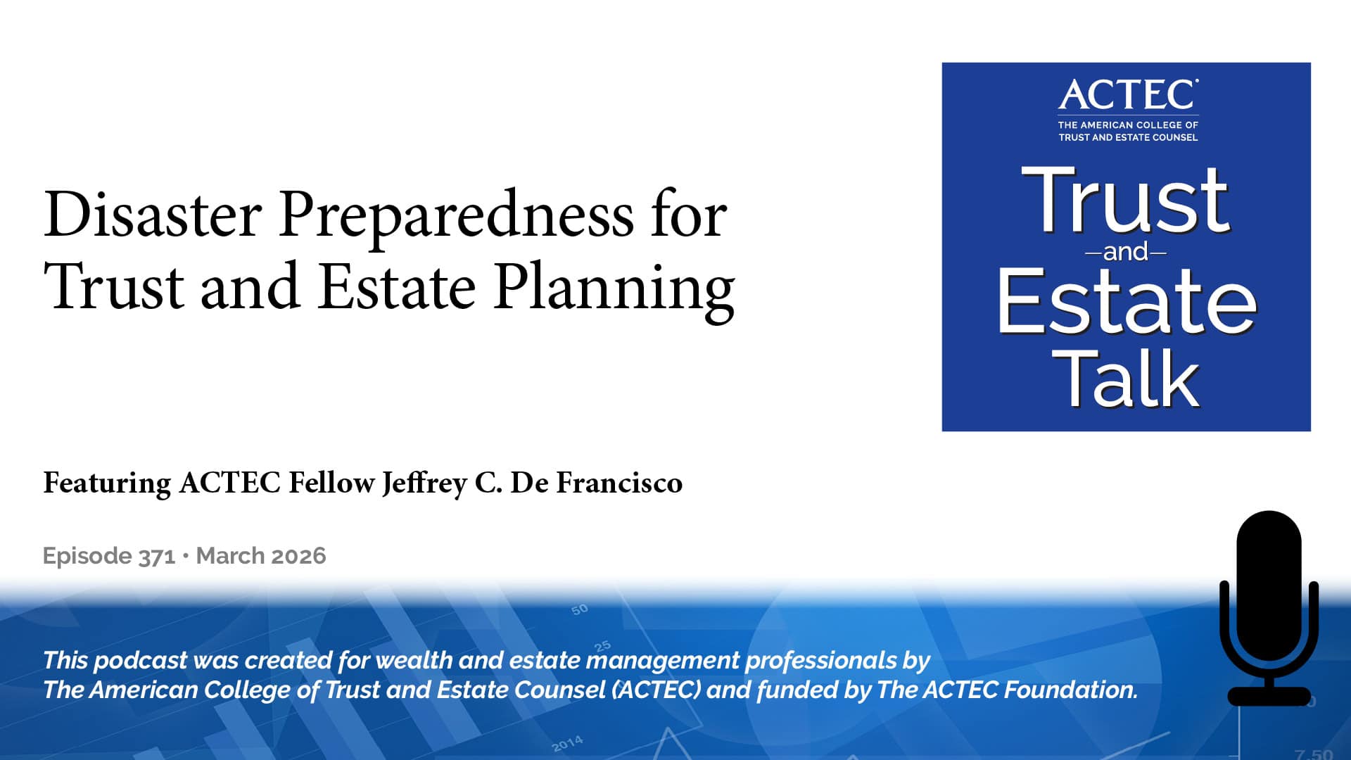 Disaster Preparedness for Trust and Estate Planning