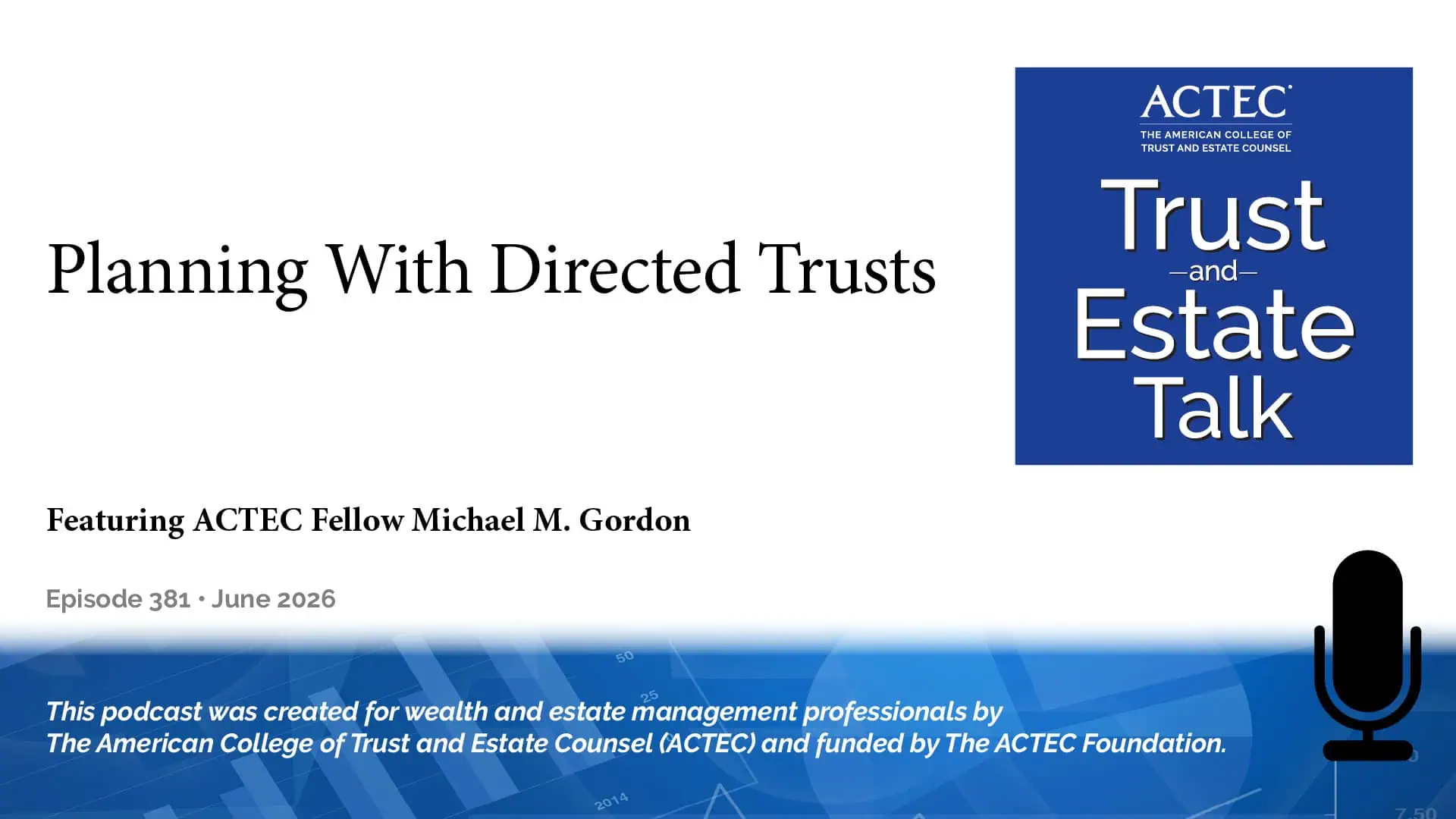 Planning With Directed Trusts Planning With Directed Trusts