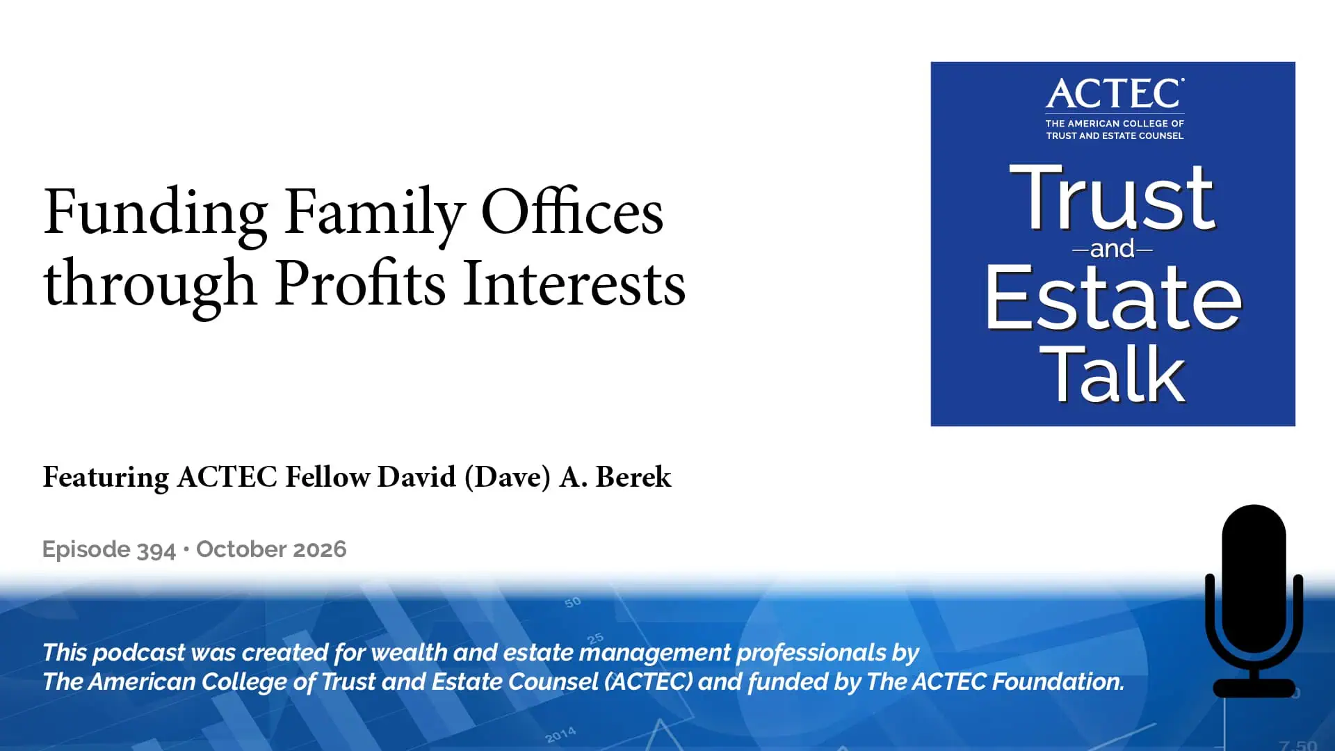 Funding Family Offices through Profits Interests Funding Family Offices through Profits Interests